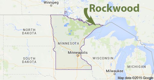 Rockwood--Map 1 Map Minnesota to Rockwood