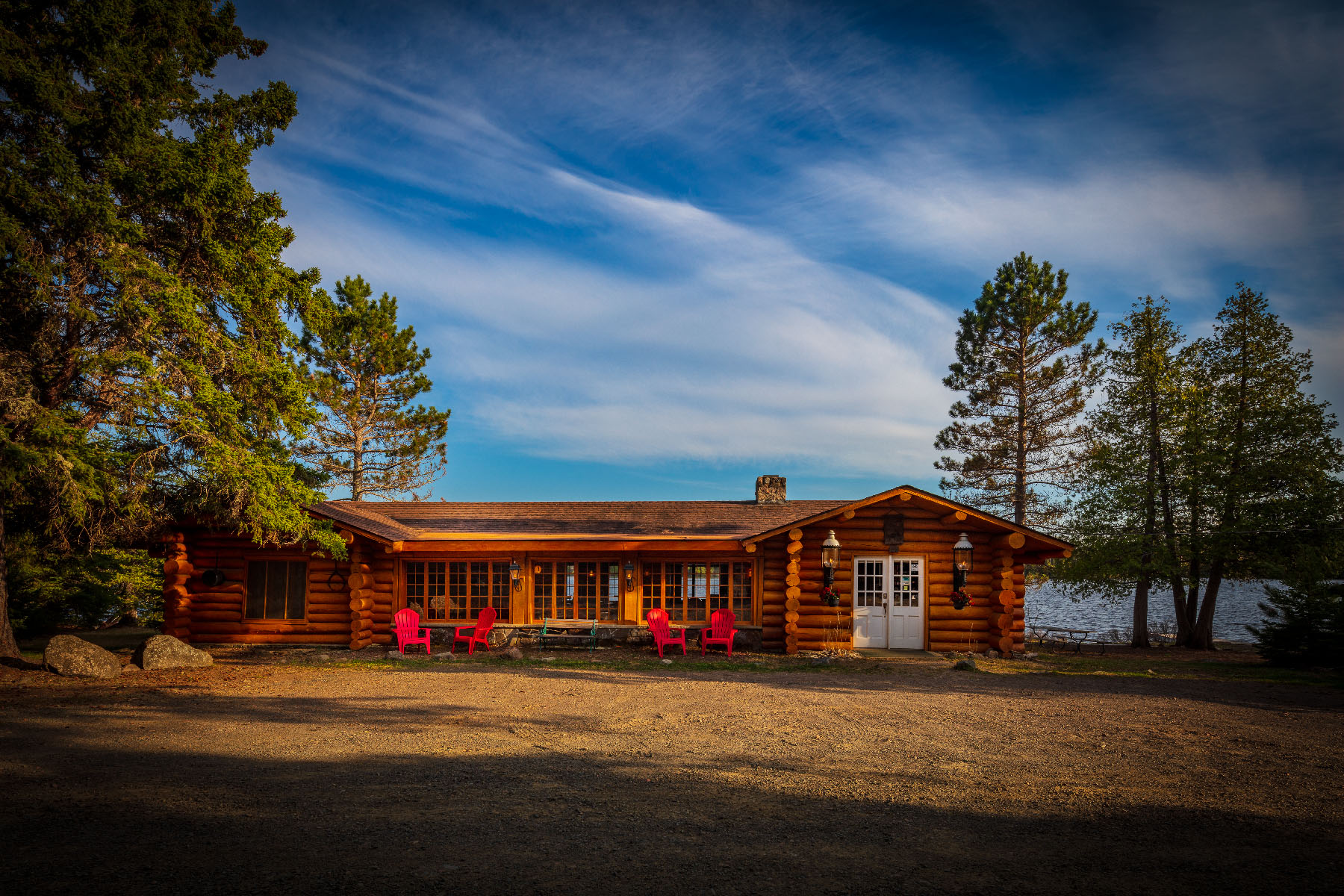 Historical lodge on the original Gunflint Trail