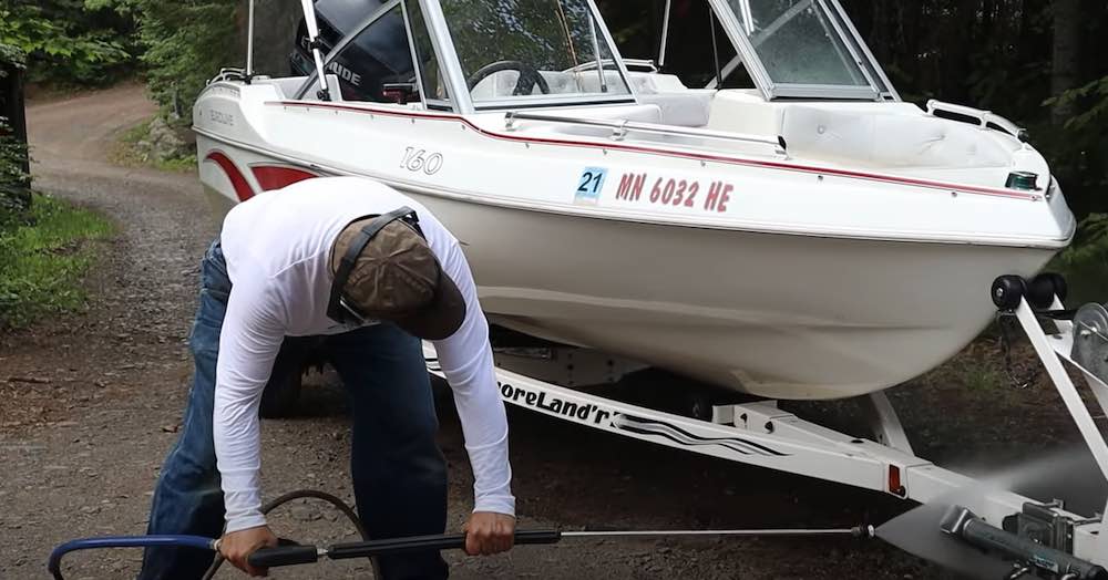 Rockwood Lodge Offers Pressure Washing to Help Halt Aquatic Invasive Species