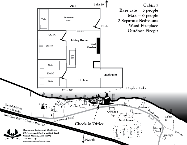 Cabin 7 floorplan