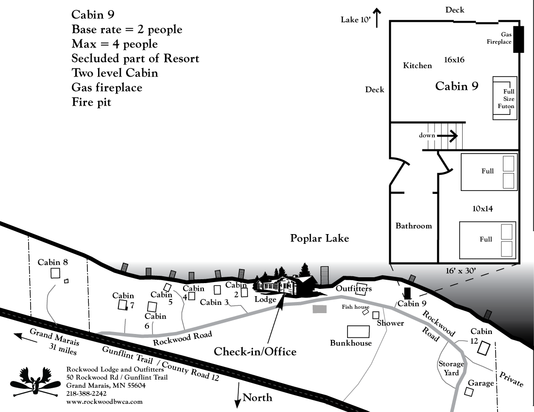 Cabin 9 floorplan