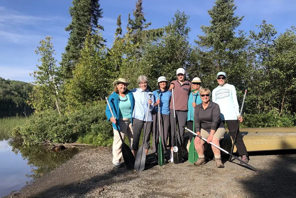 Rockwood--Women Paddlers Group Regular Outfitting Customers 19 Women Paddlers Group