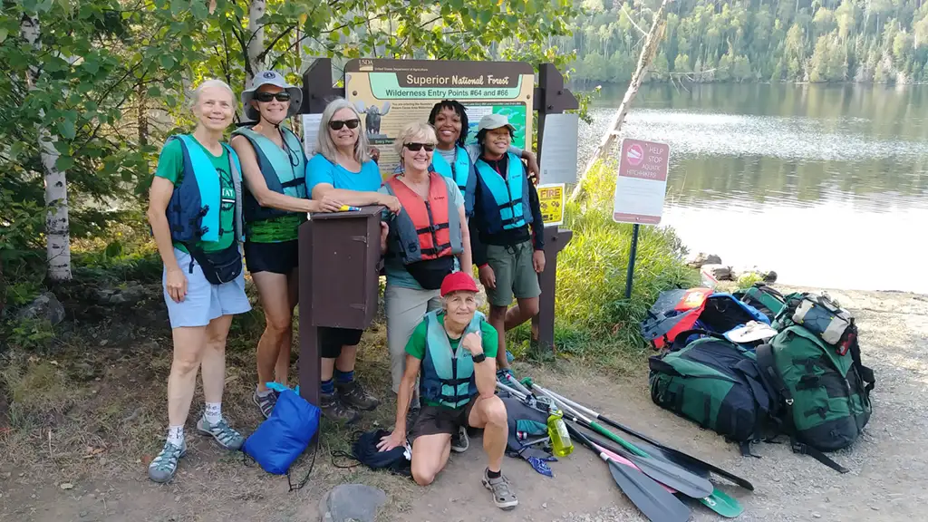 Rockwood--Women Paddlers Group Regular Outfitting Customers 22 Women Paddlers Group