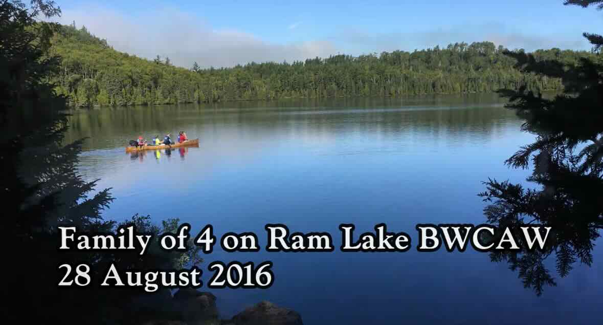 Family of 4 on Ram Lake