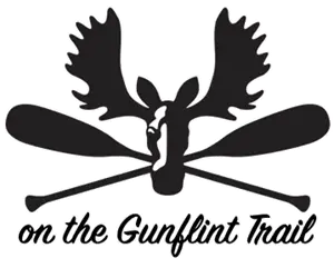 Rockwood--Rockwood Lodge and Outfitters 5 Rockwood Logo Moose Paddles on the Gunflint Trail