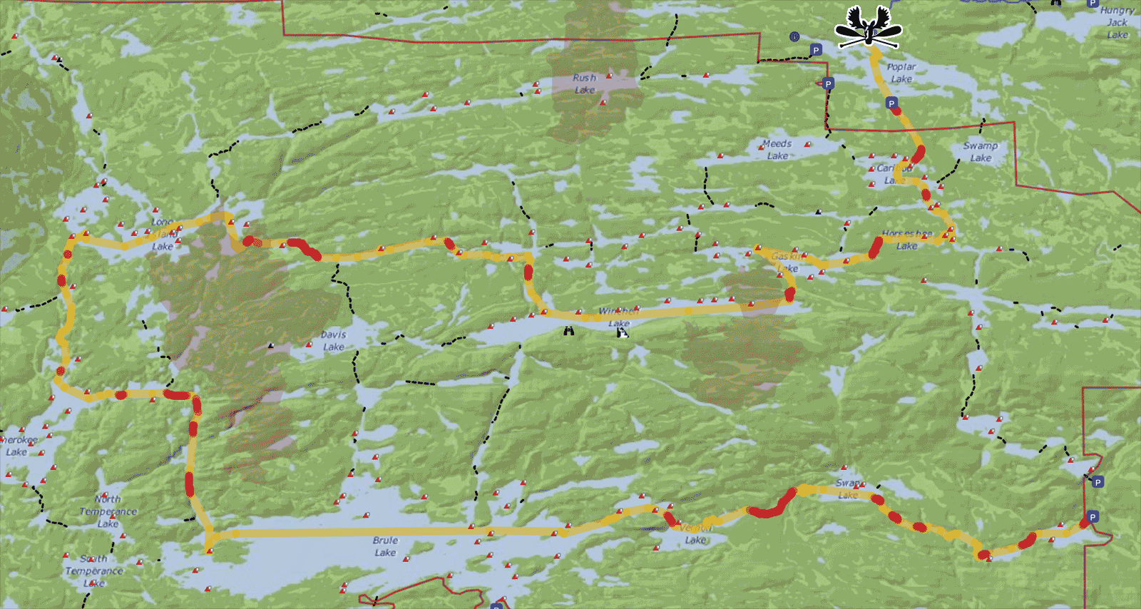 Rockwood--Canoe Routes – Rockwood Lodge and Outfitters 135